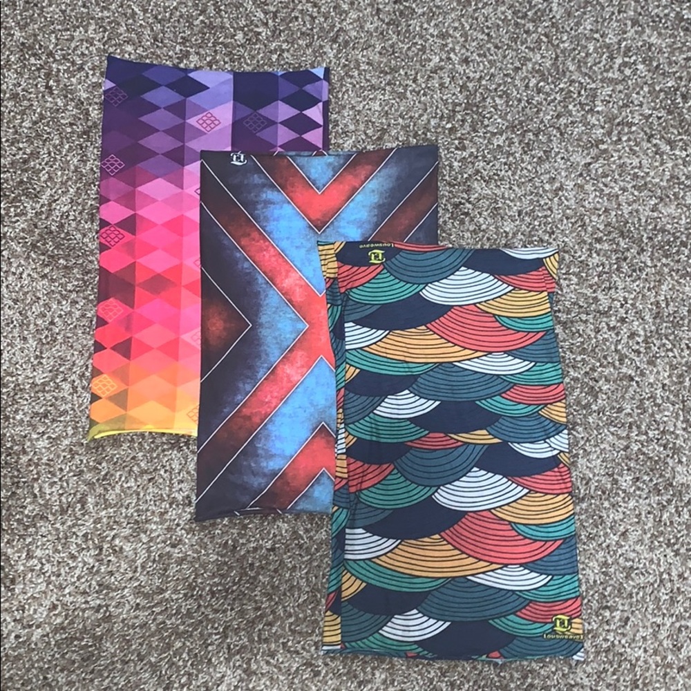 Winter sport neck warmer/face shields